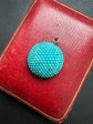 VICTORIAN PAVE TURQUOISE DOME PENDANT