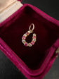 VICTORIAN DIAMOND & RUBY HORSESHOE PENDANT