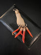 EARLY 19TH CENTURY LAVA & CORAL HAND PENDANT