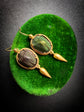 VICTORIAN SCARAB BEETLE EARRINGS