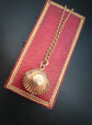 EARLY VICTORIAN SHELL VINAIGRETTE PENDANT