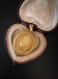 VICTORIAN ETRUSCAN REVIVAL GOLD LOCKET