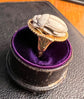 VICTORIAN HARDSTONE SCARAB BEETLE RING