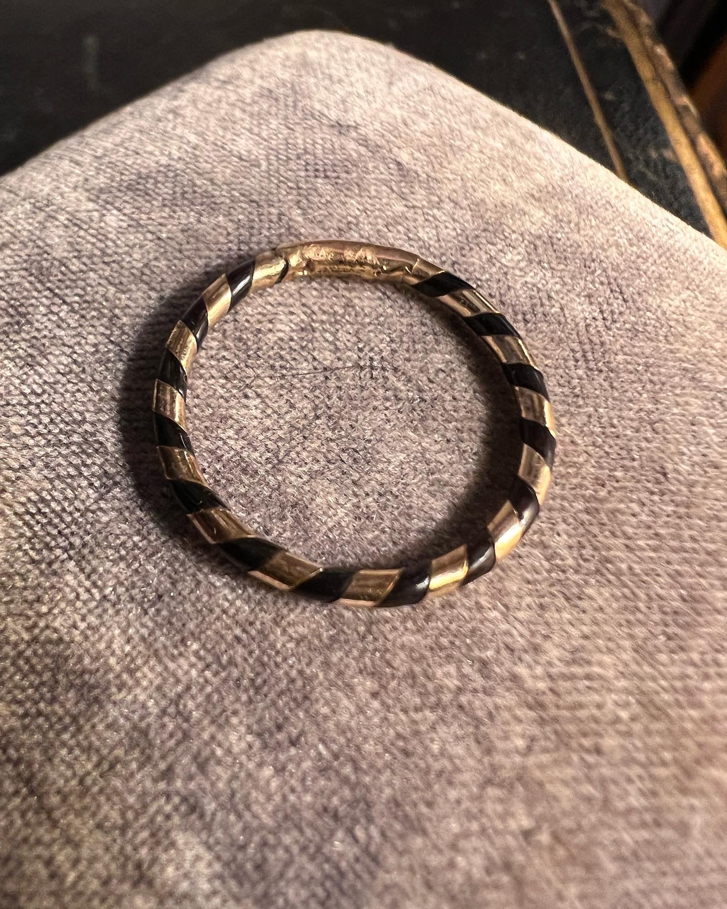 Antique Georgian 14K Yellow Gold Braided Ring Band, Morning Jewelry - Etsy