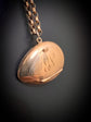 ANTIQUE 9CT GOLD EGG SHAPE PENDANT