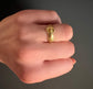 VICTORIAN 18CT GOLD BUCKLE RING