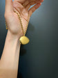 ANTIQUE 9CT GOLD EGG SHAPE PENDANT