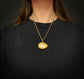 ANTIQUE 9CT GOLD EGG SHAPE PENDANT