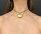 ANTIQUE 9CT GOLD EGG SHAPE PENDANT