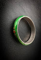 FRENCH GREEN ENAMEL BAND RING