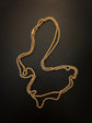 18CT GOLD GEORGIAN CHAIN