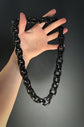 CHUNKY VICTORIAN WHITBY JET CHAIN