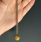 ANTIQUE GOLD SPHERE PENDANT