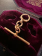 VICTORIAN 18CT GOLD T-BAR & SPRING BOLT