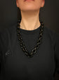 CHUNKY VICTORIAN WHITBY JET CHAIN