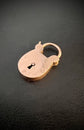 ANTIQUE 9CT GOLD PADLOCK