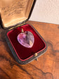 FACETED AMETHYST HEART PENDANT