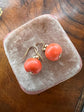 VICTORIAN CORAL EARRINGS