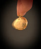 ANTIQUE 9CT GOLD EGG SHAPE PENDANT