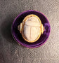 VICTORIAN HARDSTONE SCARAB BEETLE RING