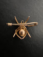 VICTORIAN 9CT GOLD SPIDER BROOCH