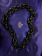 CHUNKY VICTORIAN WHITBY JET CHAIN