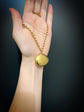 ANTIQUE 9CT GOLD EGG SHAPE PENDANT