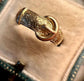 VICTORIAN 18CT GOLD BUCKLE RING