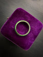 FRENCH GREEN ENAMEL BAND RING